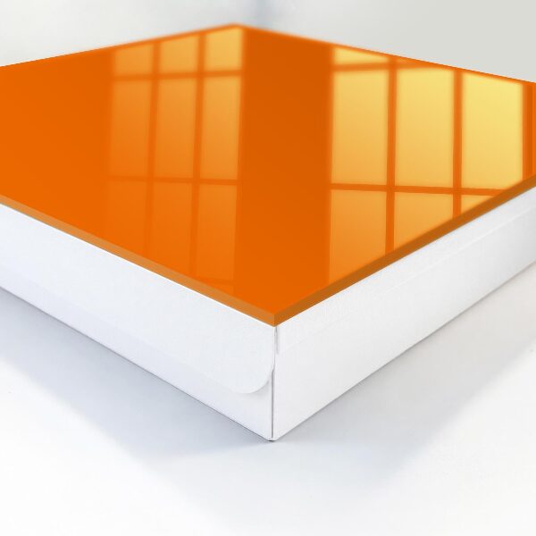 Armario para llaves de color naranja fuerte