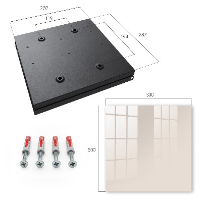 Armario para llaves de pared en piedra beige