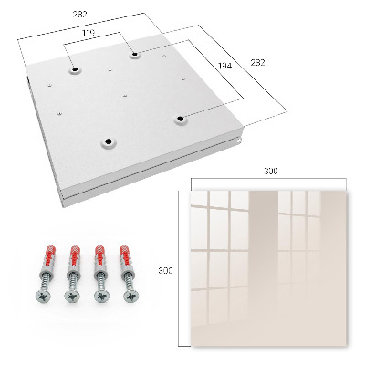 Armario para llaves de pared en piedra beige
