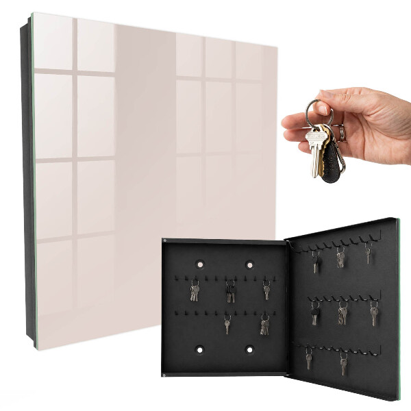 Caja para llaves de piedra rosa