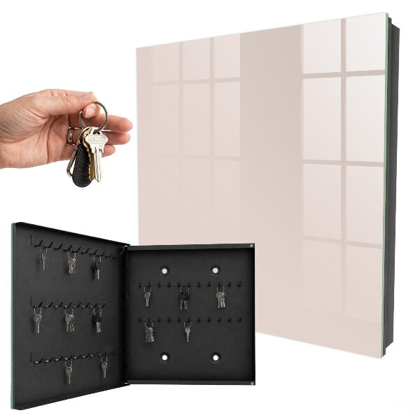Caja para llaves de piedra rosa