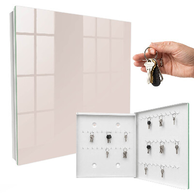 Caja para llaves de piedra rosa