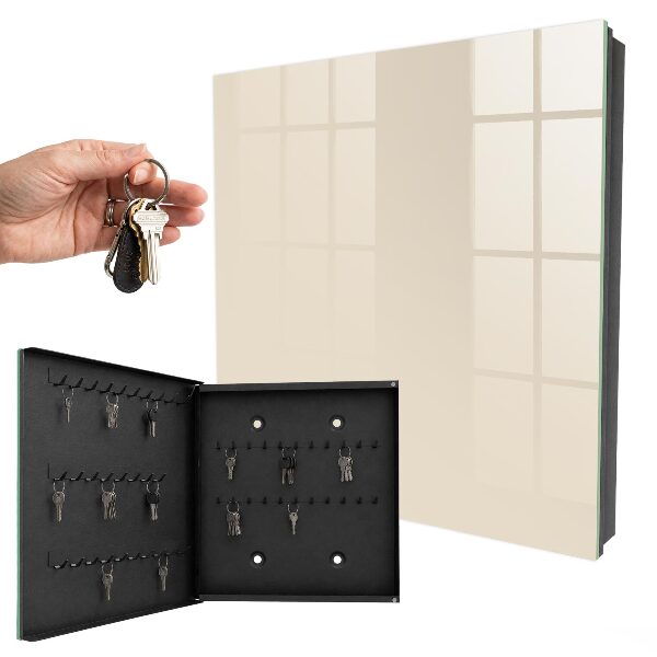 Caja para llaves de piedra clara
