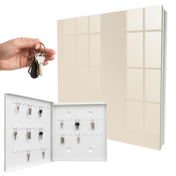Caja para llaves de piedra clara