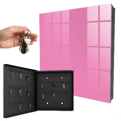 Armario para llaves en color rosa frío