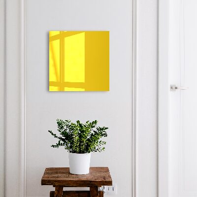 Caja para llaves de color amarillo intenso