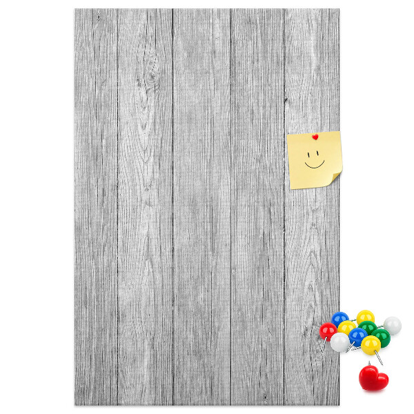 Tablón de corcho Textura de tablas de madera gris para fondo
