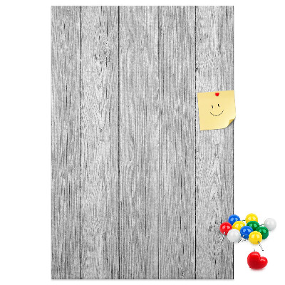 Tablón de corcho Textura de tablas de madera gris para fondo