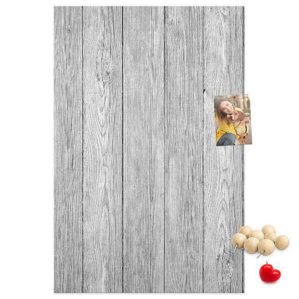 Tablón de corcho Textura de tablas de madera gris para fondo