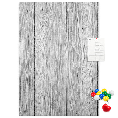 Tablón de corcho Textura de tablas de madera gris para fondo