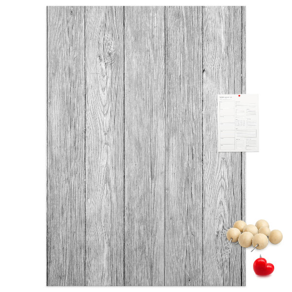 Tablón de corcho Textura de tablas de madera gris para fondo