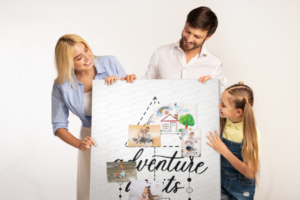 Tablero de corcho Símbolos geométricos de aventura y exploración