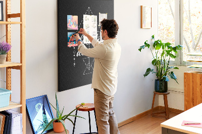 Tablón de corcho Formas geométricas en un estilo minimalista