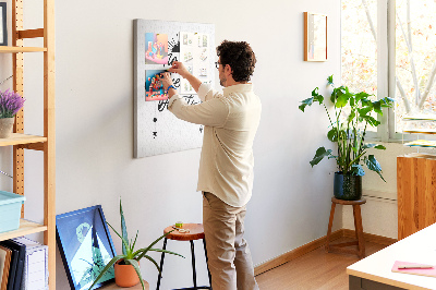Tablero de corcho para pared Es hora de una aventura con una inscripción inspiradora.