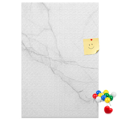 Decoración pizarra de corcho Diseño de mármol en tonos delicados