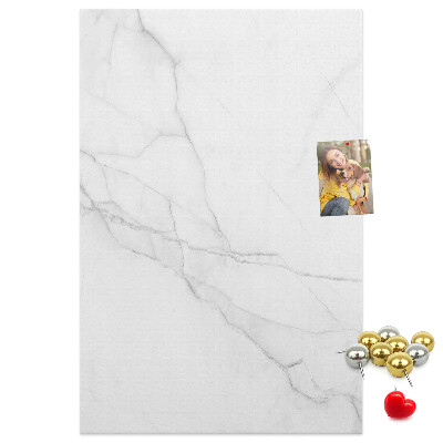 Decoración pizarra de corcho Diseño de mármol en tonos delicados