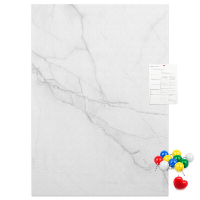 Decoración pizarra de corcho Diseño de mármol en tonos delicados