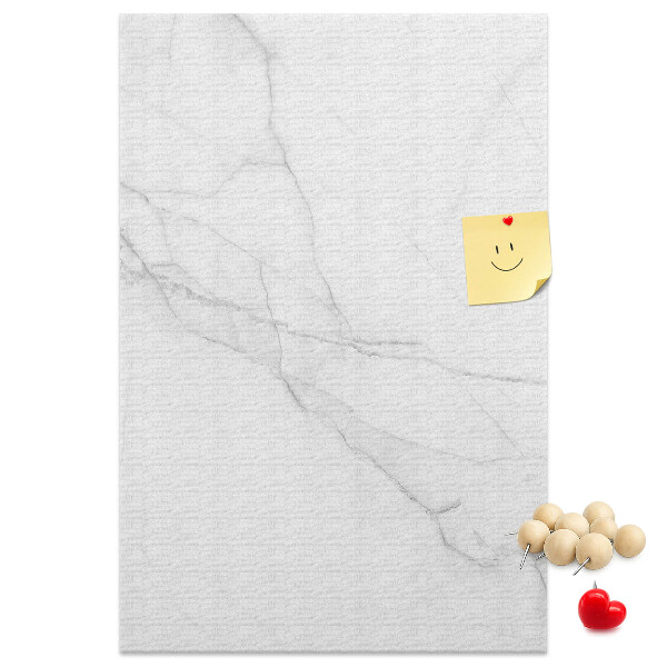 Decoración pizarra de corcho Diseño de mármol en tonos delicados