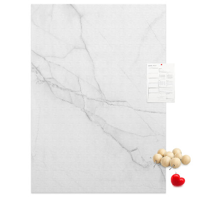 Decoración pizarra de corcho Diseño de mármol en tonos delicados