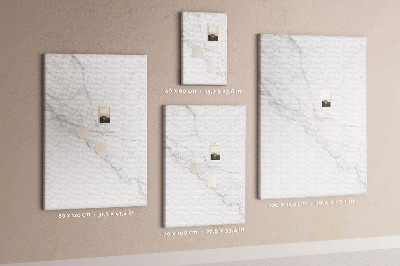 Decoración pizarra de corcho Diseño de mármol en tonos delicados