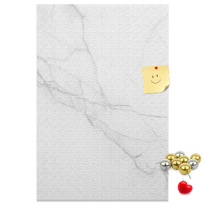 Decoración pizarra de corcho Diseño de mármol en tonos delicados