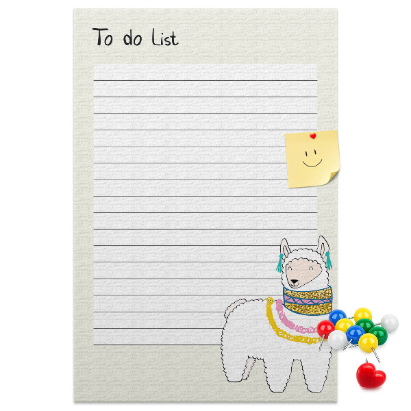 Tablero de corcho Cuaderno colorido con llamas y patrones