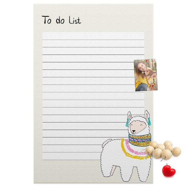 Tablero de corcho Cuaderno colorido con llamas y patrones