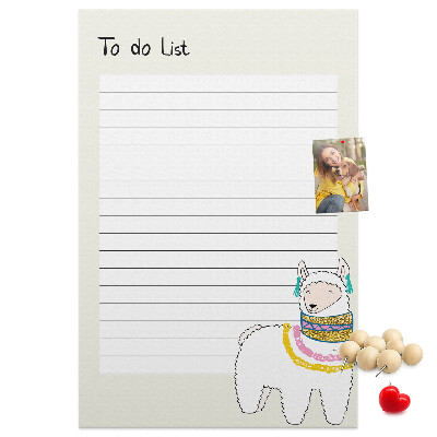 Tablero de corcho Cuaderno colorido con llamas y patrones