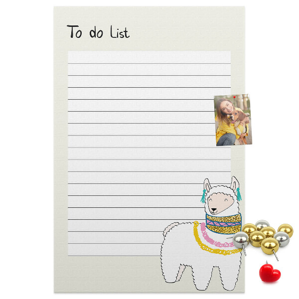Tablero de corcho Cuaderno colorido con llamas y patrones