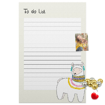 Tablero de corcho Cuaderno colorido con llamas y patrones