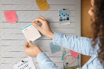 Tablero de corcho Cuaderno colorido con llamas y patrones
