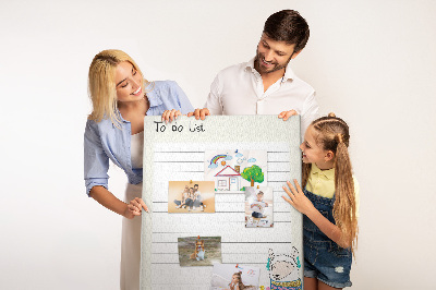 Tablero de corcho Cuaderno colorido con llamas y patrones