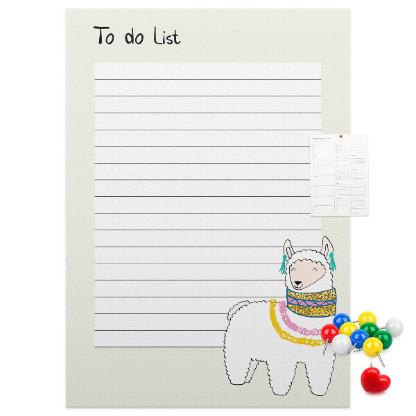 Tablero de corcho Cuaderno colorido con llamas y patrones