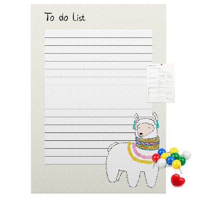 Tablero de corcho Cuaderno colorido con llamas y patrones