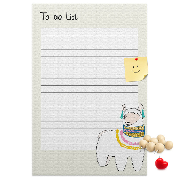Tablero de corcho Cuaderno colorido con llamas y patrones