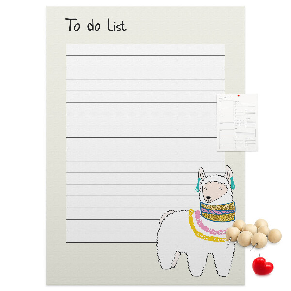 Tablero de corcho Cuaderno colorido con llamas y patrones