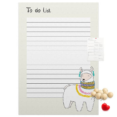 Tablero de corcho Cuaderno colorido con llamas y patrones