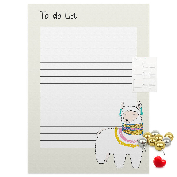 Tablero de corcho Cuaderno colorido con llamas y patrones
