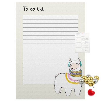 Tablero de corcho Cuaderno colorido con llamas y patrones