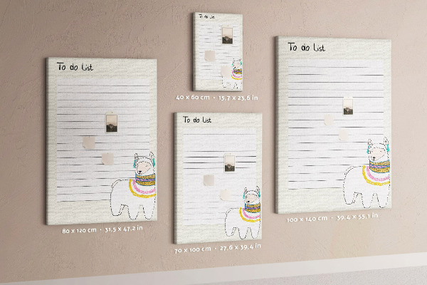 Tablero de corcho Cuaderno colorido con llamas y patrones