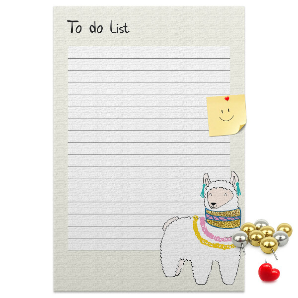 Tablero de corcho Cuaderno colorido con llamas y patrones