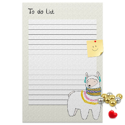 Tablero de corcho Cuaderno colorido con llamas y patrones