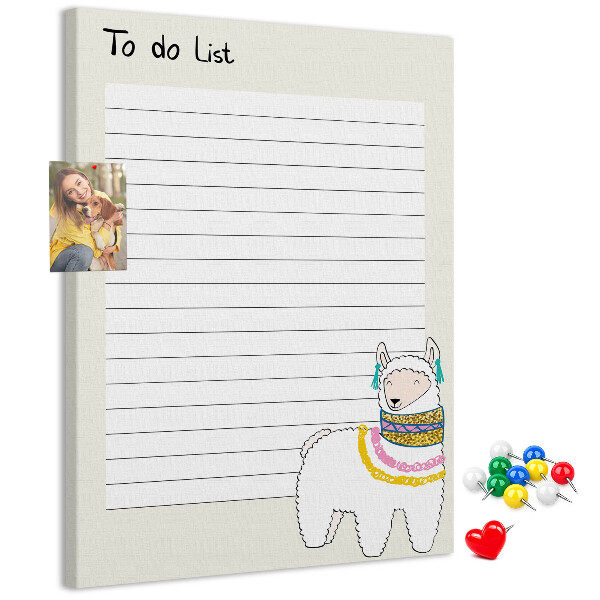 Tablero de corcho Cuaderno colorido con llamas y patrones