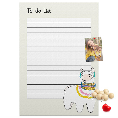 Tablero de corcho Cuaderno colorido con llamas y patrones