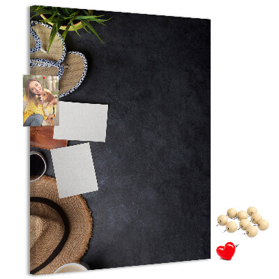 Tablero de corcho Diseño elegante con toques naturales.