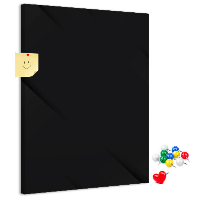 Decoración pizarra de corcho Pizarra negra con diseño minimalista