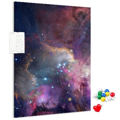 Tablón de corcho Una nebulosa cósmica llena de estrellas