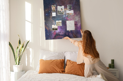 Tablón de corcho Una nebulosa cósmica llena de estrellas
