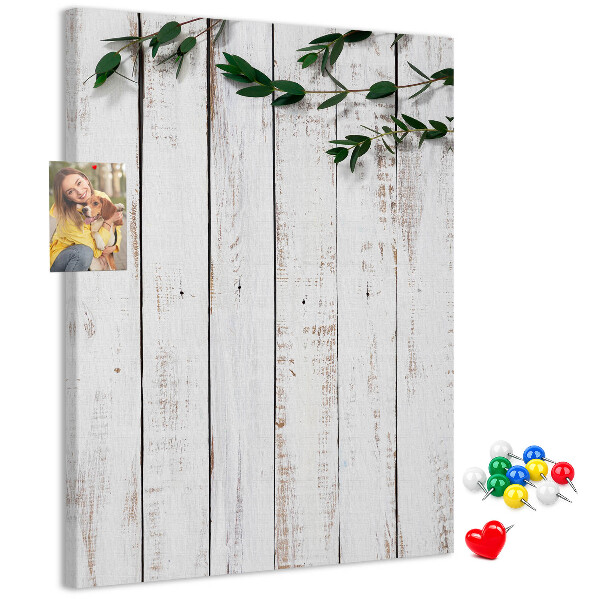 Tablero de corcho para pared Tablas rústicas con ramas delicadas