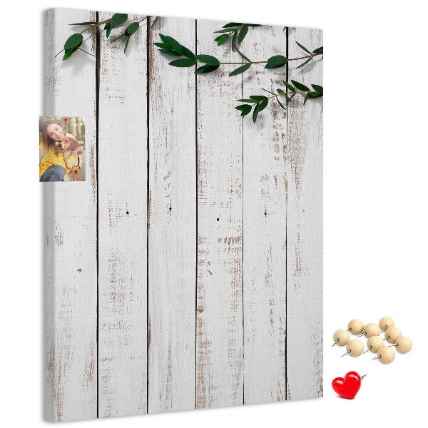 Tablero de corcho para pared Tablas rústicas con ramas delicadas